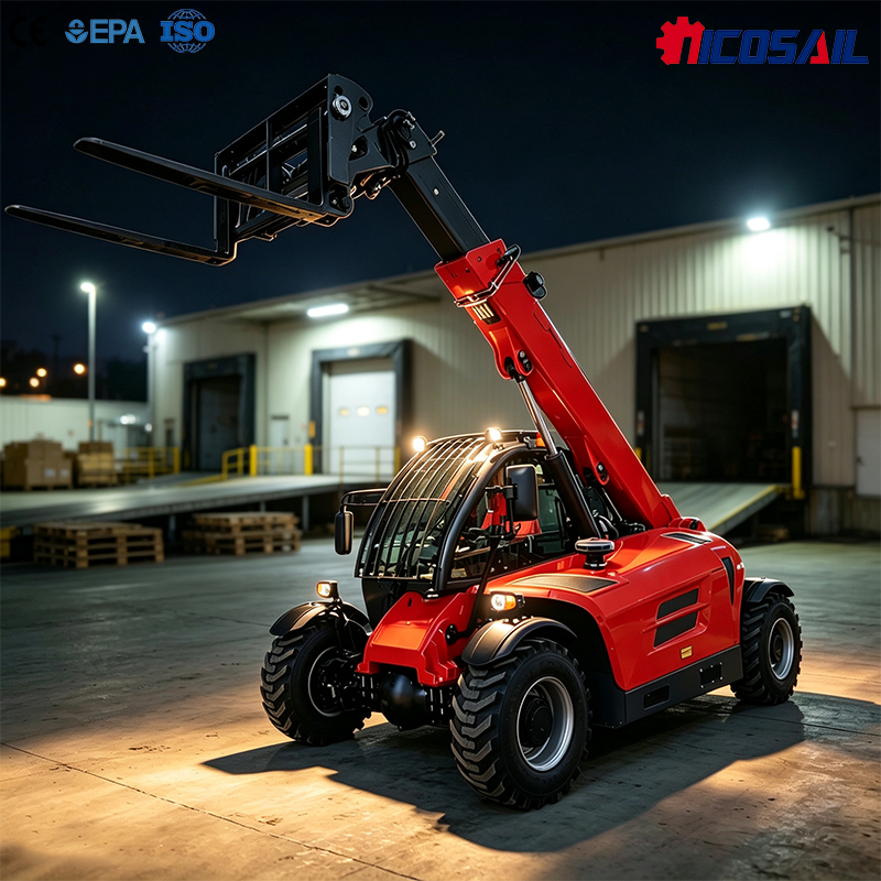Heavy Equipment And Rentals - رافعة تلسكوبية مدمجة من إنتاج المصنع،