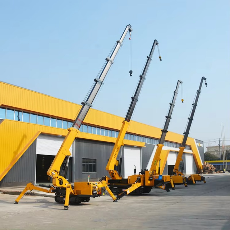 Heavy Equipment Construction - رافعة عنكبوتية هيدروليكية 8 طن، رافعة