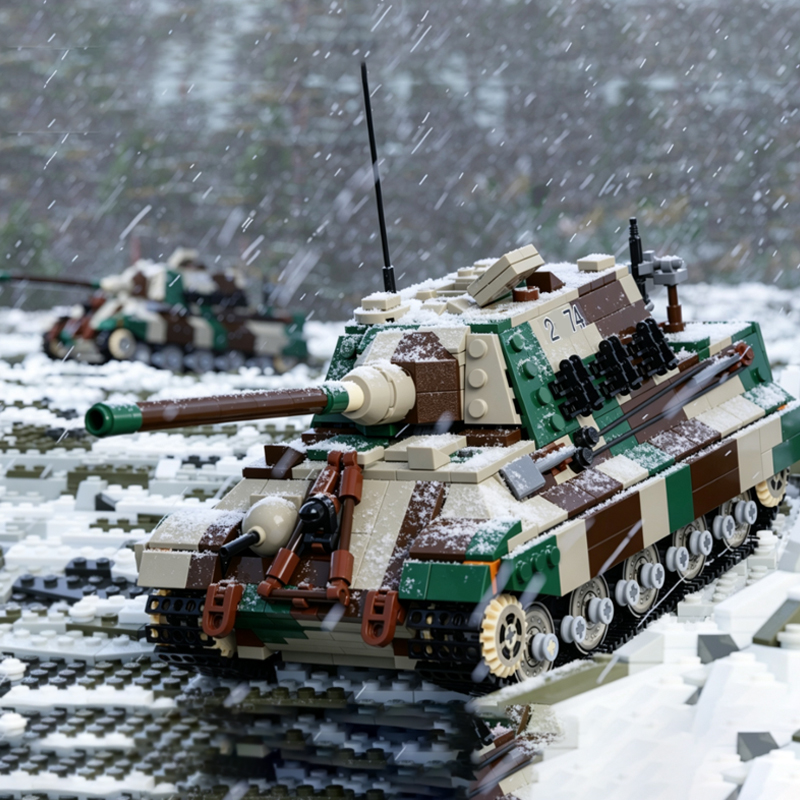 نموذج مدمرة دبابات ثقيلة من نو - مراجعة Heavy Equipment Lego وسعره