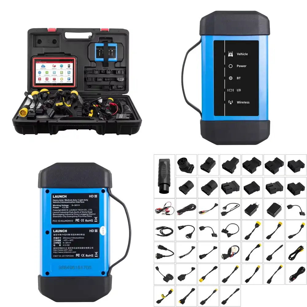 جهاز تشخيص X431 Pro3s عالي الد - مراجعة Heavy Equipment Diagnostic Tool وسعره