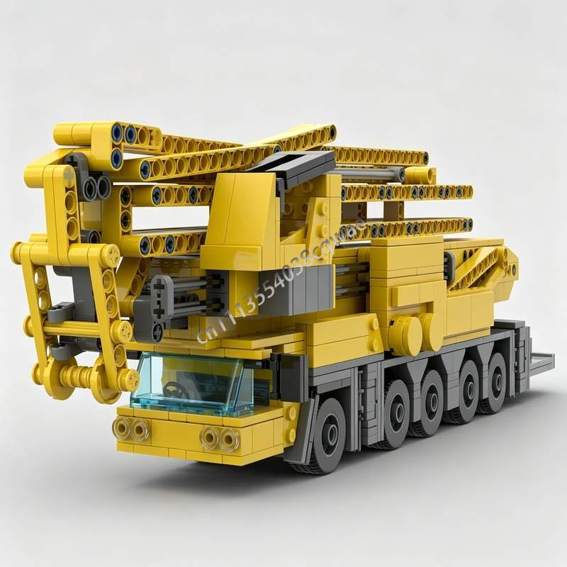 1182 قطعة نموذج رافعة برجية MO - مراجعة Heavy Equipment Lego وسعره