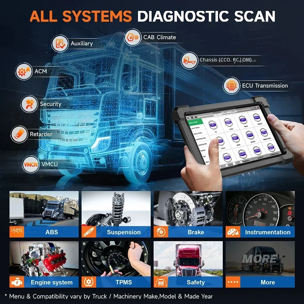 أداة تشخيص الشاحنات الثقيلة AN - مراجعة Heavy Equipment Diagnostic Tool وسعره