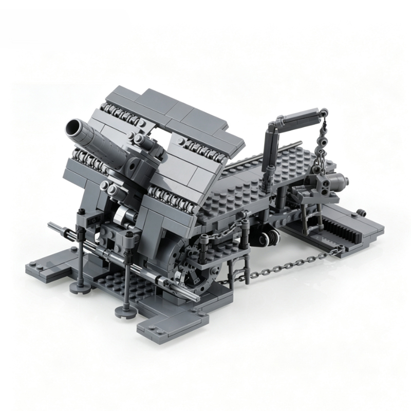 نموذج مدفع مدفعي ثقيل للحصار،  - مراجعة Heavy Equipment Lego وسعره
