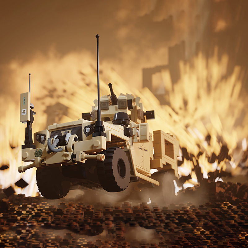 نموذج شاحنة تكتيكية ثقيلة M127 - مراجعة Heavy Equipment Lego وسعره