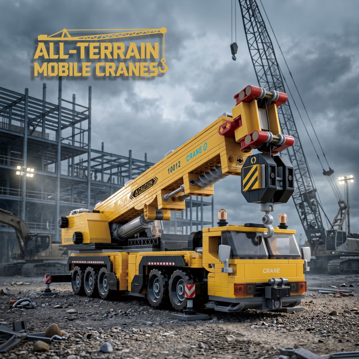989 قطعة مكعبات بناء نموذج راف - مراجعة Heavy Equipment Lego وسعره