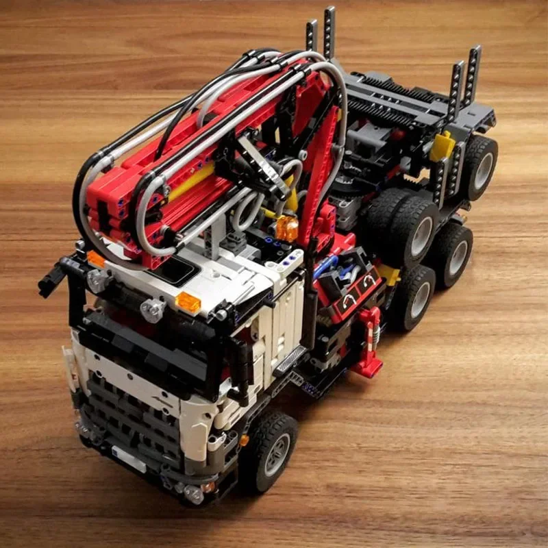 42043 شاحنة خشبية طويلة رافعة  - مراجعة Heavy Equipment Lego وسعره