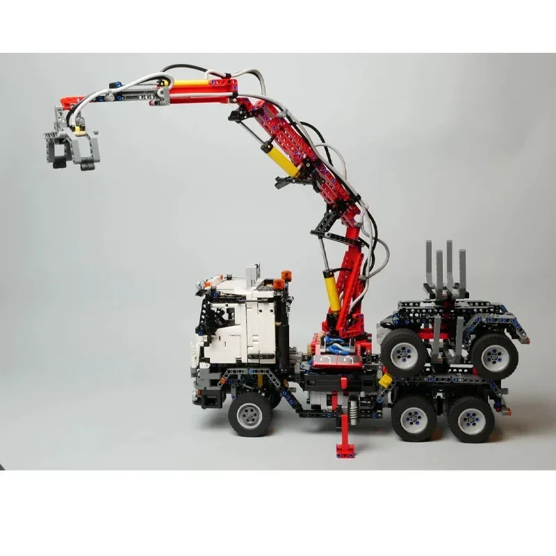 42043 شاحنة خشبية طويلة رافعة  - مراجعة Heavy Equipment Lego وسعره