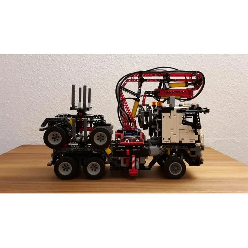 42043 شاحنة خشبية طويلة رافعة  - مراجعة Heavy Equipment Lego وسعره