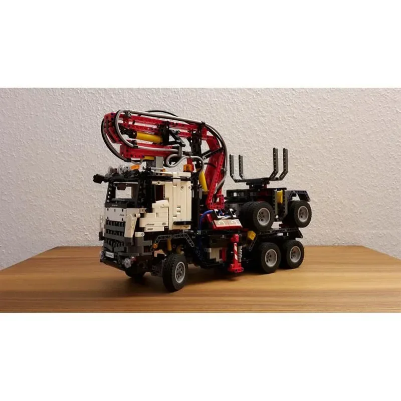 42043 شاحنة خشبية طويلة رافعة  - مراجعة Heavy Equipment Lego وسعره